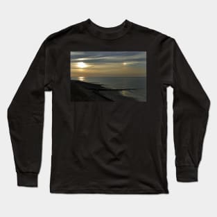 Cromers setting sun and Sundog Long Sleeve T-Shirt